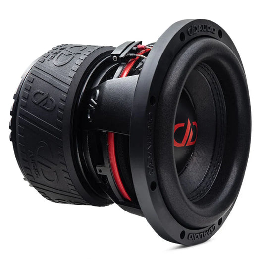 DD Audio 8 Inch Dual 4 Ohm 3000W Peak Power Tuned Subwoofer 608F-D4