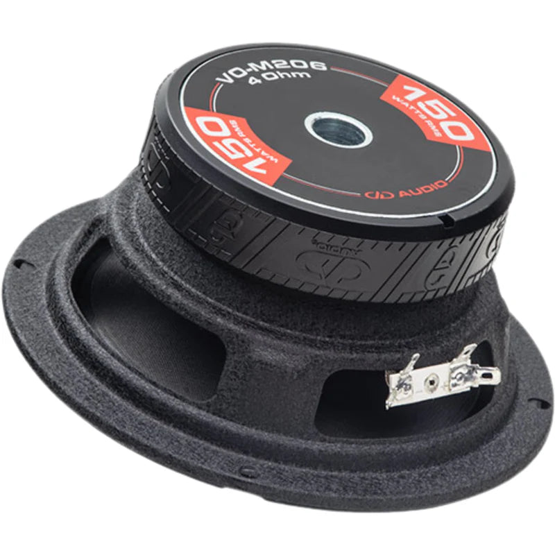 DD Audio VO-M 200 Series / VO-M206-S4 6.5" 150W RMS 4-OHM SVC Mid-Range Speaker