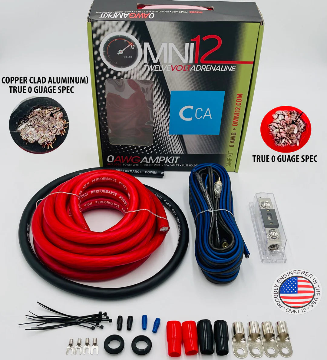 OMNI 12 0 Gauge CCA Amp Kit