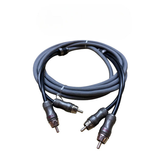 DOWN4SOUND 6FT 2-CHANNEL TWISTED PAIR RCA INTERCONNECT CABLE