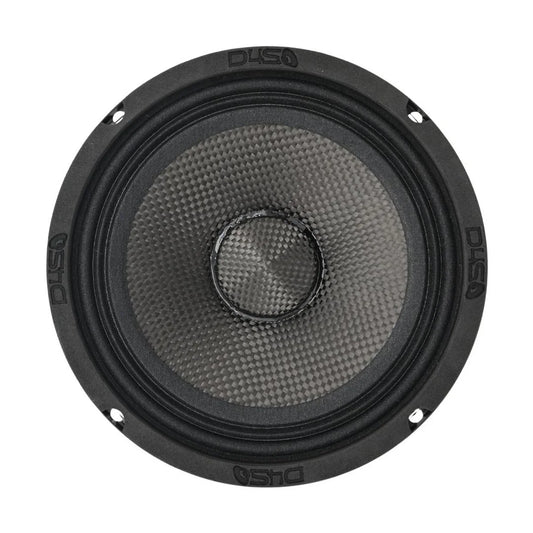 Down4Sound D4S-SF654CF 6.5" 180W RMS Carbon Fiber Water Resistant Shallow Midrange Speaker (Single)