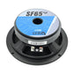 Down4Sound D4S-SF654CF 6.5" 180W RMS Carbon Fiber Water Resistant Shallow Midrange Speaker (Single)