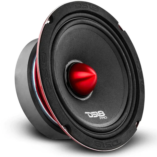 DS18 CAR AUDIO 6.5" MIDRANGE LOUDSPEAKER 500 WATTS 4 OHM /W BULLET PRO-X6.4BM