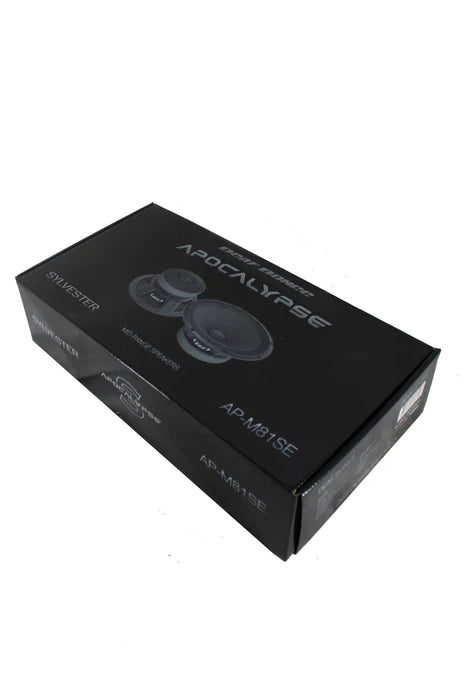 DEAF BONCE 8" MIDRANGE SPEAKERS 340 WATT 4 OHM BLACK APOCALYPSE PAIR AP-M81SE