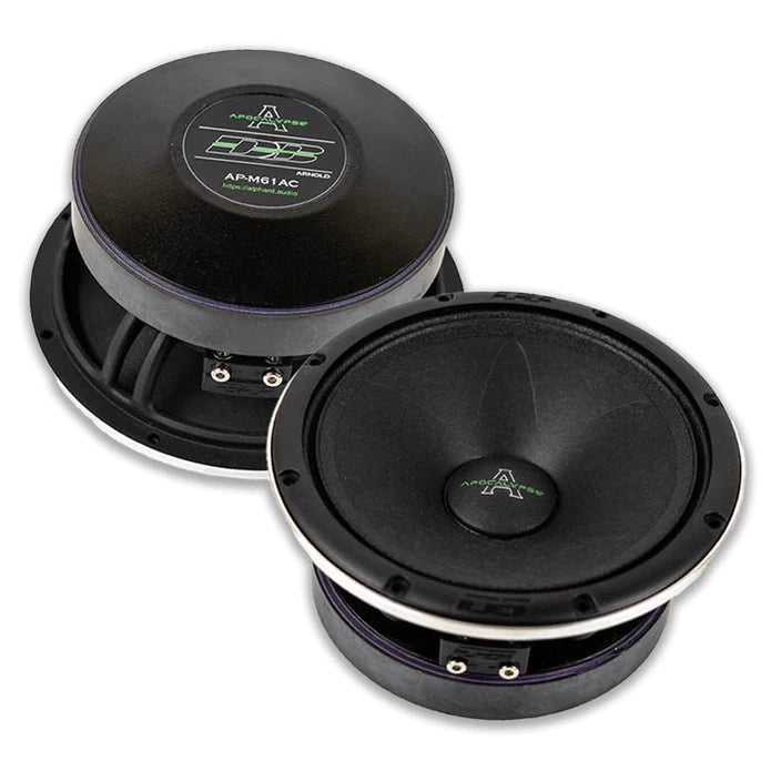 PAIR OF DEAF BONCE 6.5" MID RANGE SPEAKERS 360W 4 OHM APOCALYPSE SERIES AP-M61AC