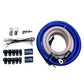 Down4Sound BIG 3 Kit - 0 Gauge Silver Tinned OFC 100% Copper