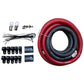 Down4Sound BIG 3 Kit - 0 Gauge Silver Tinned OFC 100% Copper