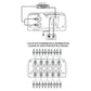 Down4Sound EZY RCA110 1 In 10 Out Powered RCA Distribution
