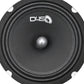 Down4Sound SFX65-4P 6.5" 200W RMS Midrange Speakers w/ Bullet 4-Ohm (Pair)