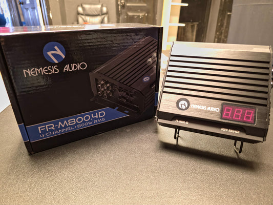 Nemesis Audio FR-M800.4D 800W RMS 4-Channel Class D Amplifier