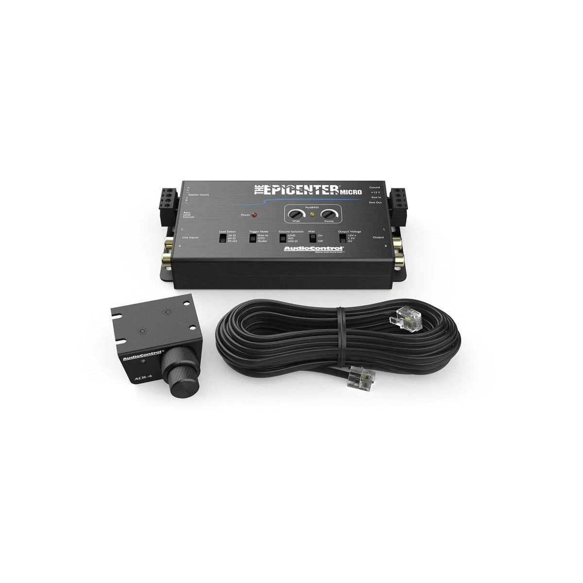 AudioControl Epicenter Micro Bass Restoration Processor With Remote Bass Level Control