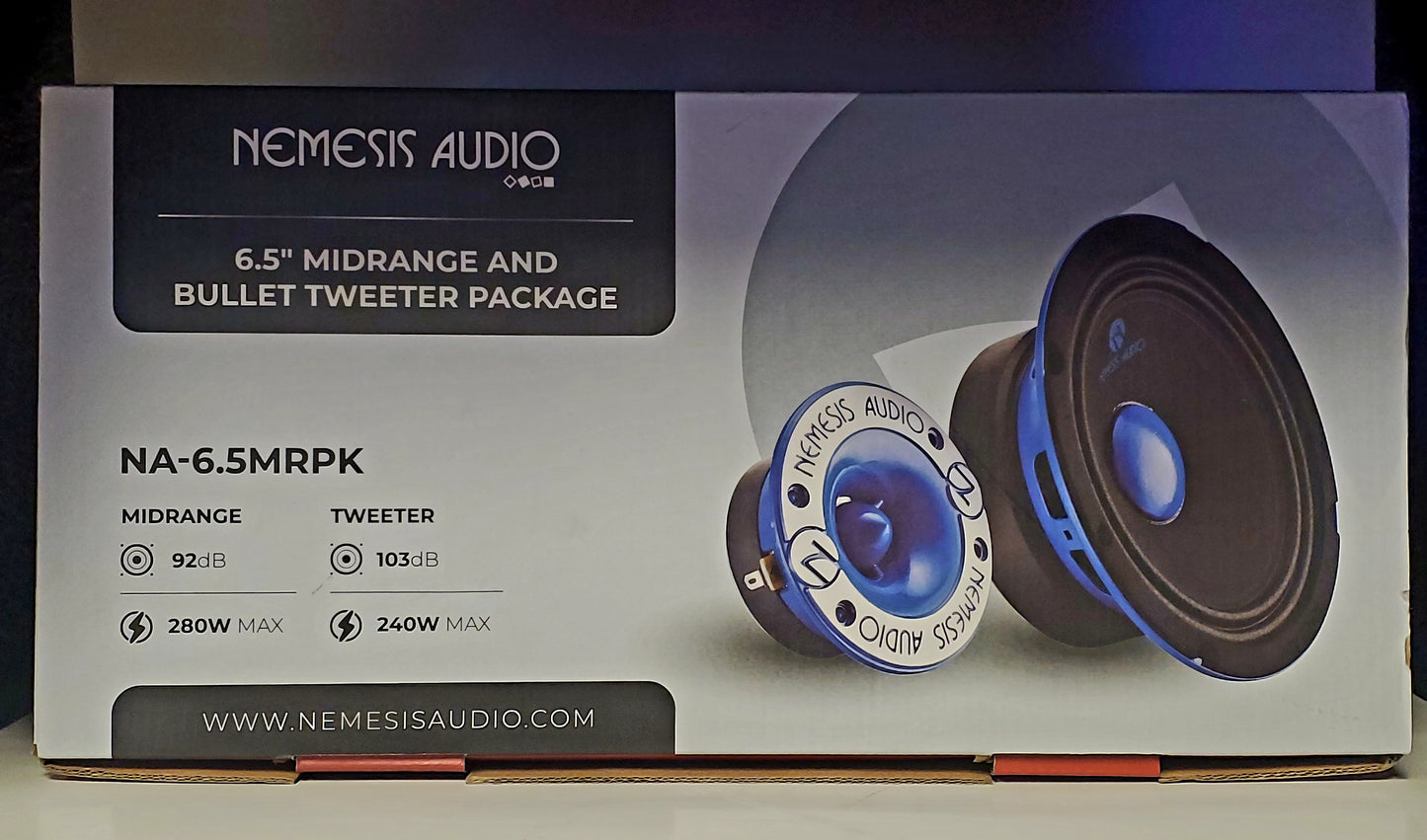 Nemesis NA-6.5" Midrange and Bullet Tweeter Package