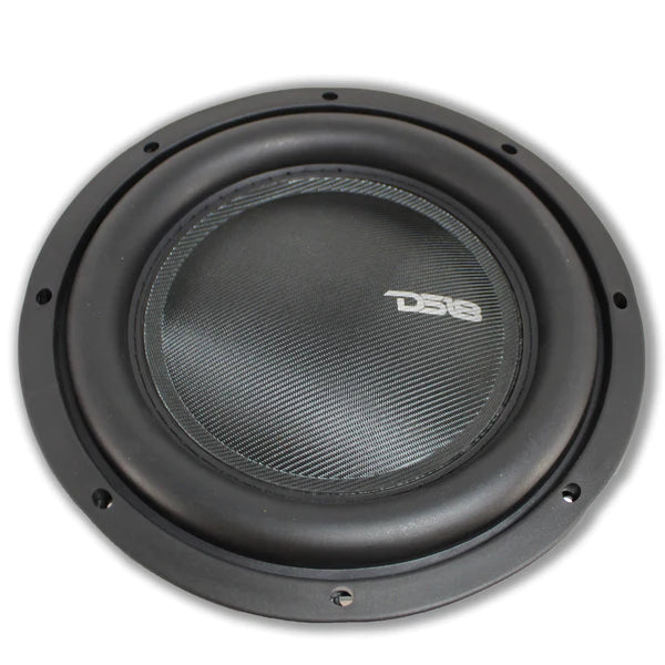 DS18 Pro Car Audio 10" Shallow-Mount Subwoofer 1200W Dual 2 Ohm VC iXS10.2D